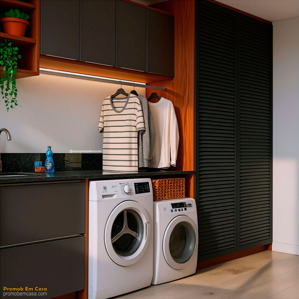 Projeto de Lavanderia no Promob Render Realista
